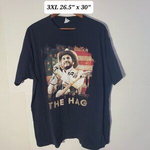 Merle Haggard "The Hag" Men's 3XL Black T-Shirt Outlaw Country